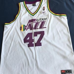 Vintage Nike NBA Jersey Utah Jazz Kirilenko XXL